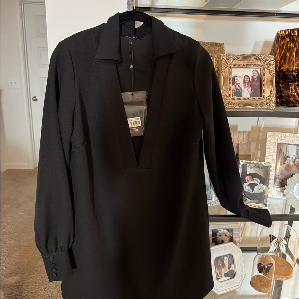 Elegant Black Women's Top